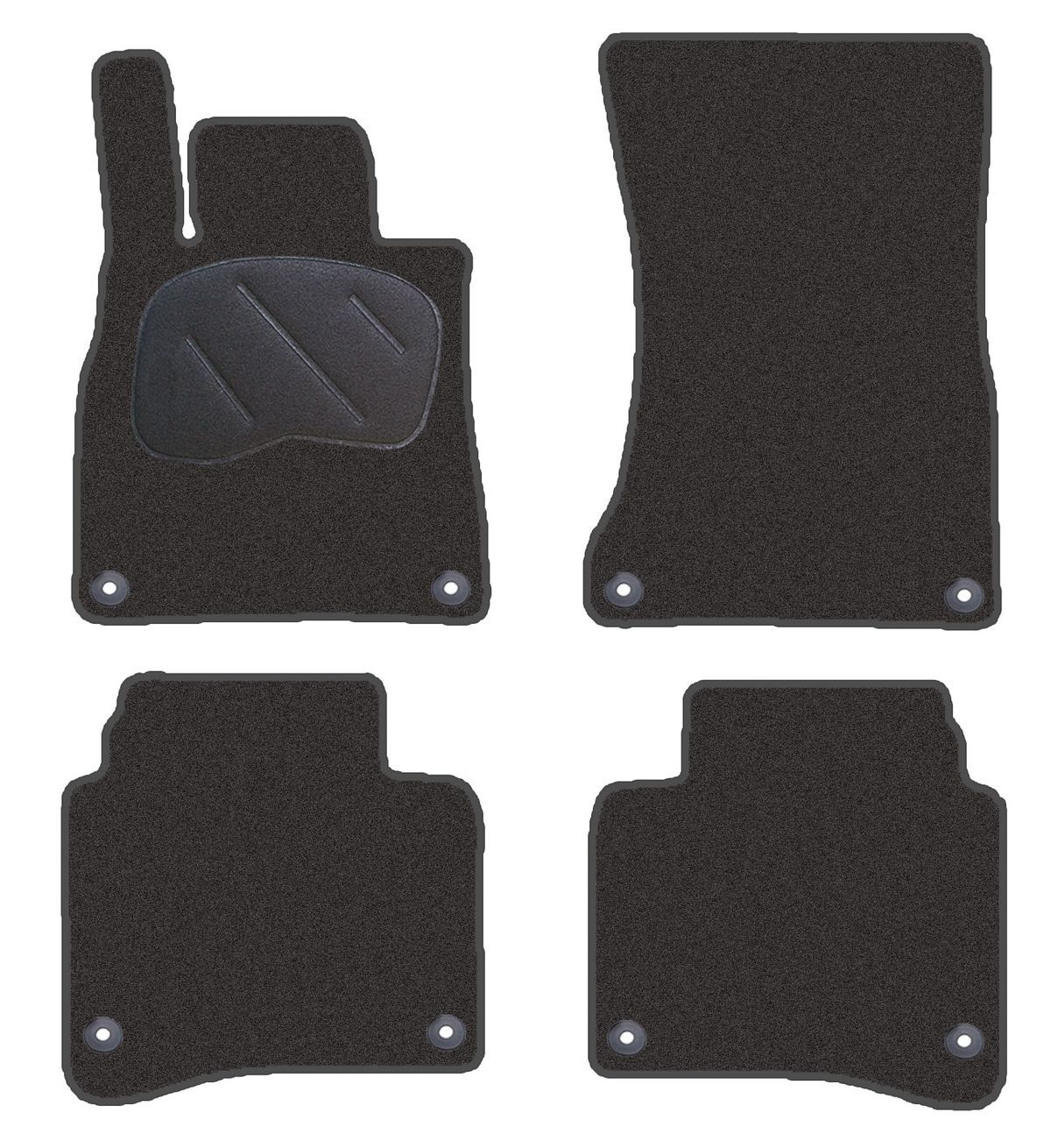 JGO. ALFOMBRAS DIAMOND JASPEADA MOD. MERCEDES CLASE S  W222  (13 - 20)2F - 2P+2C+4T