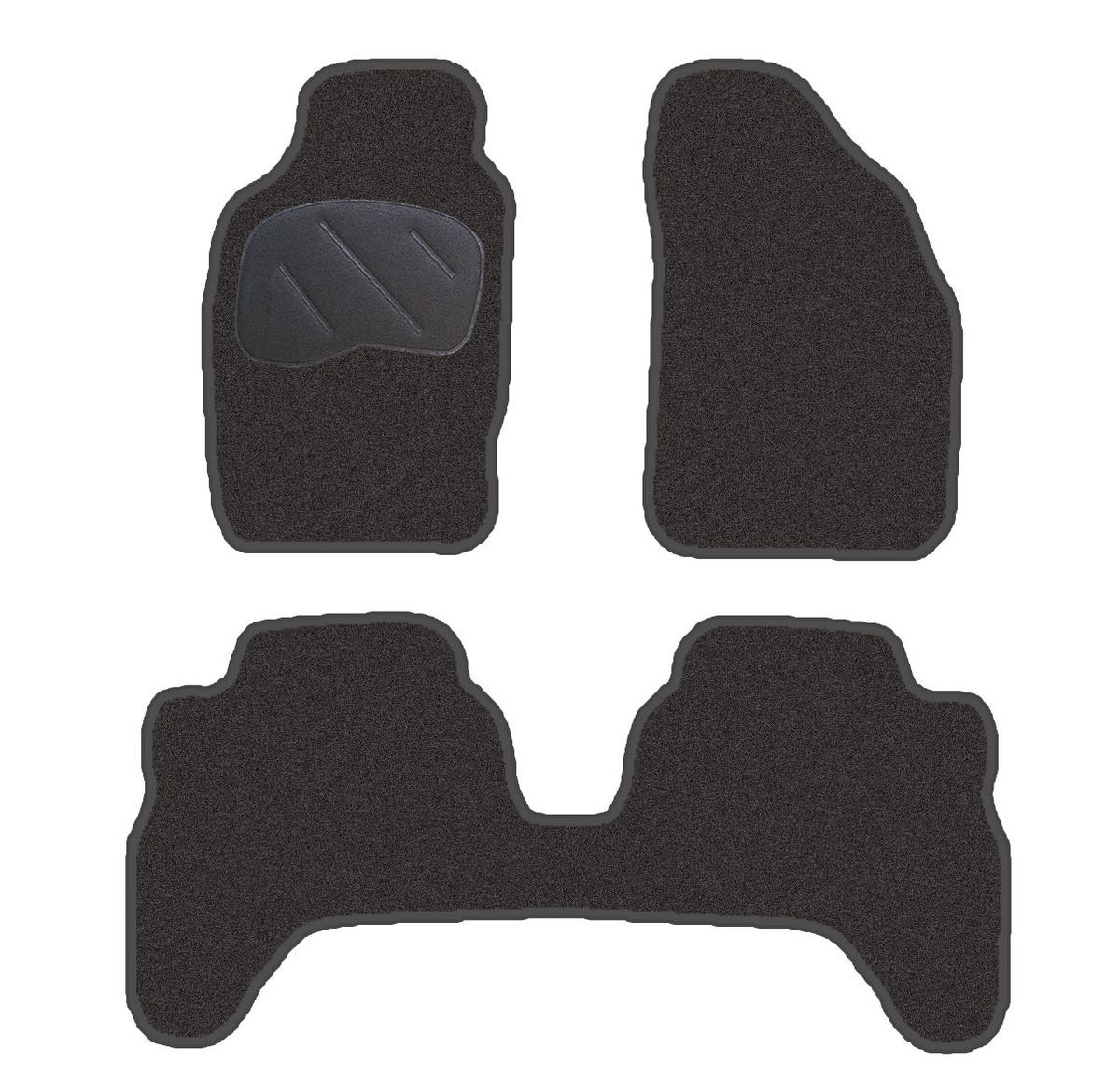 JGO. ALFOMBRAS DIAMOND JASPEADA MOD. MITSUBISHI L-200 DOBLE CABINA 97-06