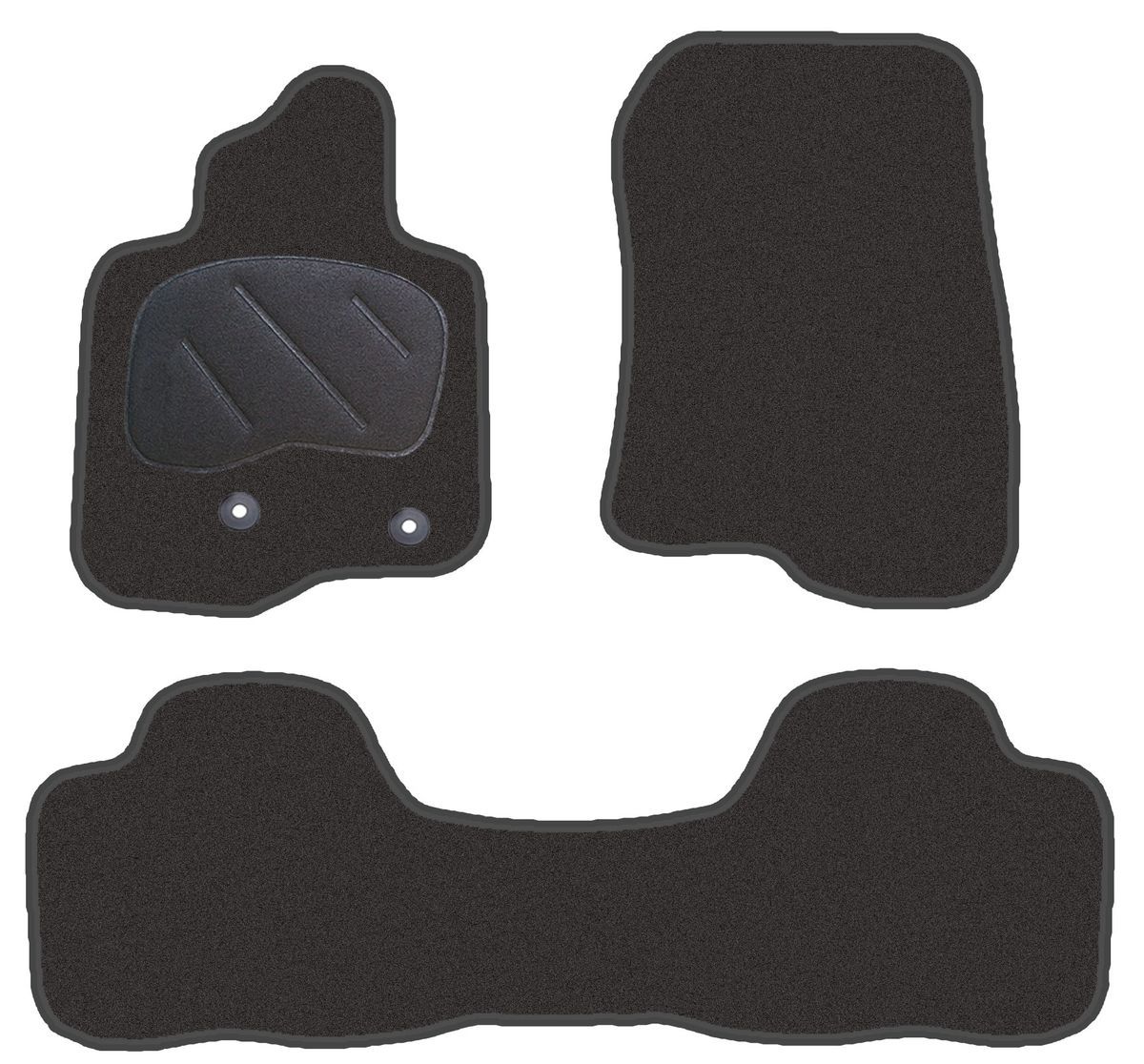 JGO. ALFOMBRAS DIAMOND JASPEADA MOD. MITSUBISHI MONTERO C/L  4ª SERIE (07-) con