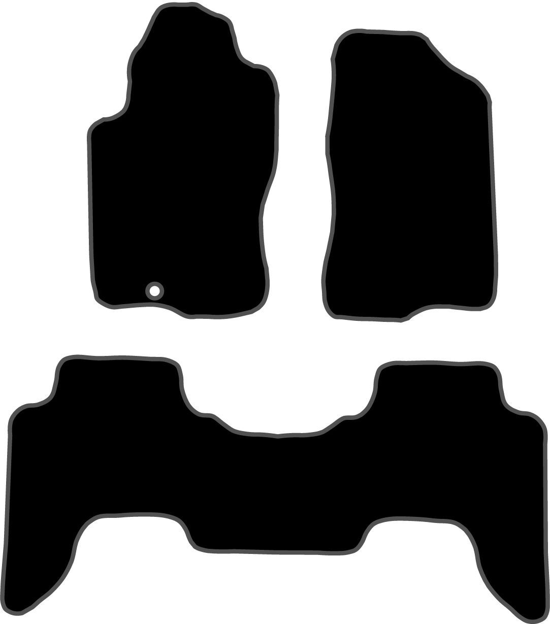 JGO. ALFOMBRAS DIAMOND JASPEADA MOD. NISSAN PATHFINDER con fijación específica