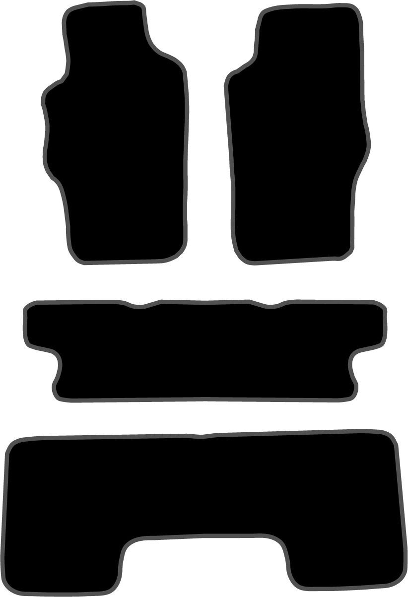 JGO. ALFOMBRAS DIAMOND JASPEADA MOD. NISSAN PATROL GR CORTO - LARGO (3/98-)