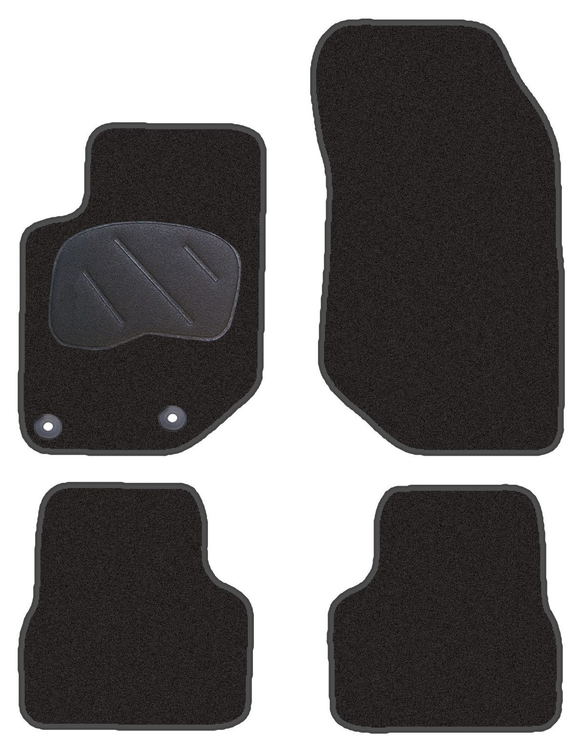 JGO. ALFOMBRAS DIAMOND JASPEADA MOD. PEUGEOT 208 II (2019-) 2F - 2P