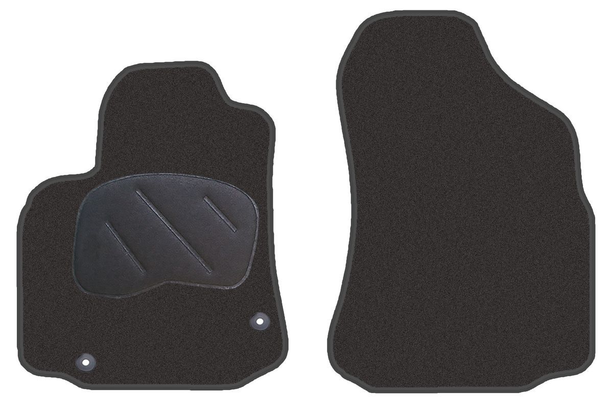 JGO. ALFOMBRAS DIAMOND JASPEADA MOD. PEUGEOT PARTNER ZONA DELANTERA ( 08-