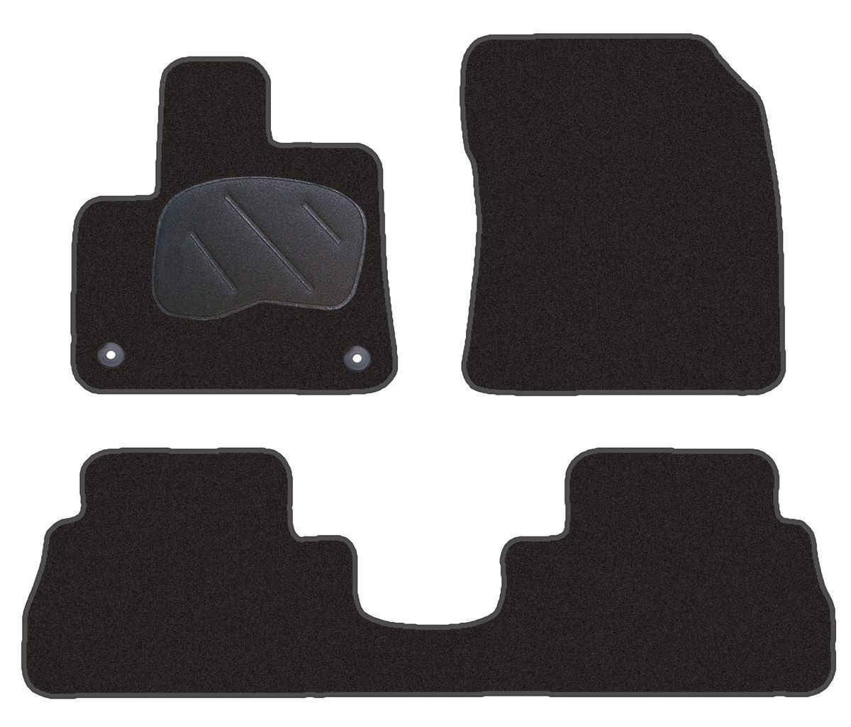 JGO. ALFOMBRAS DIAMOND JASPEADA MOD. PEUGEOT RIFTER (2018-) 2FP - 2P