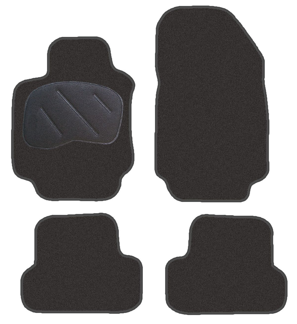 JGO. ALFOMBRAS DIAMOND JASPEADA MOD. RENAULT CLIO III (9/05-)