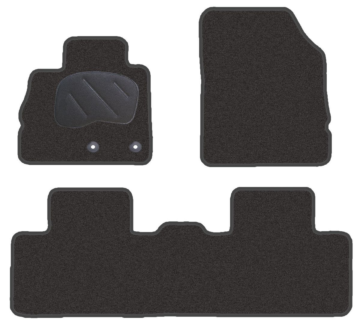 JGO. ALFOMBRAS DIAMOND JASPEADA MOD. RENAULT GRAND SCENIC IV  (17-) (SIN TRAMPILLA)