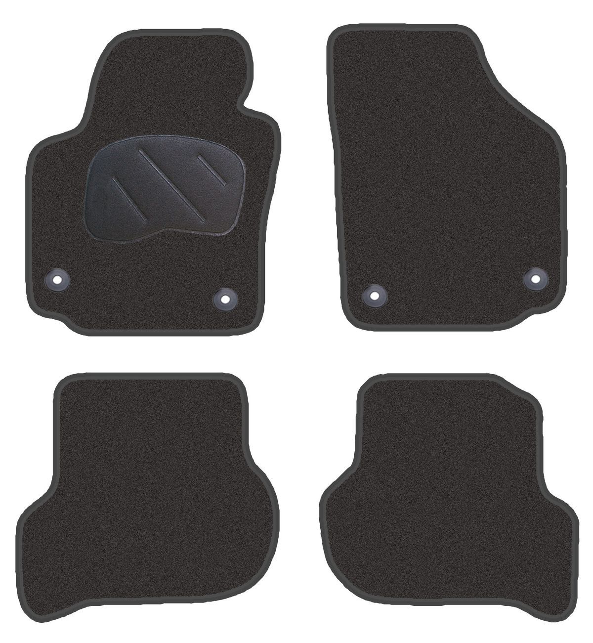 JGO. ALFOMBRAS DIAMOND JASPEADA MOD. SEAT ALTEA (05-) - TOLEDO (9/04-) con