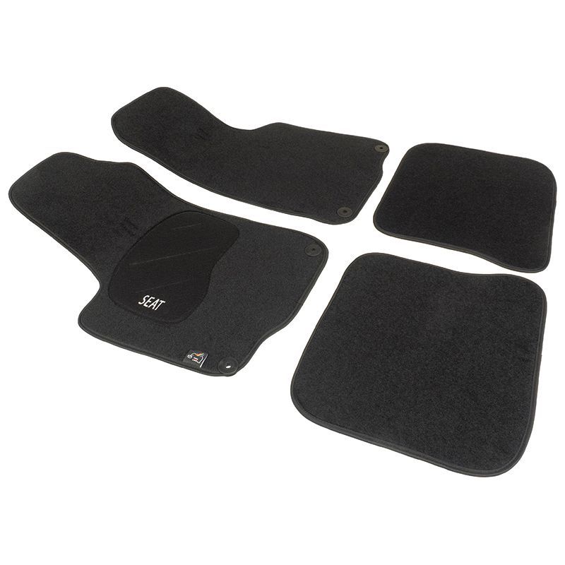 JGO. ALFOMBRAS DIAMOND JASPEADA MOD. SEAT TOLEDO (12/98-9/04) con fijación