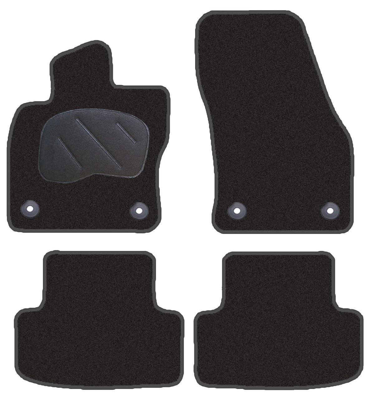 JGO. ALFOMBRAS DIAMOND JASPEADA MOD. SKODA KAROQ ( 17- )