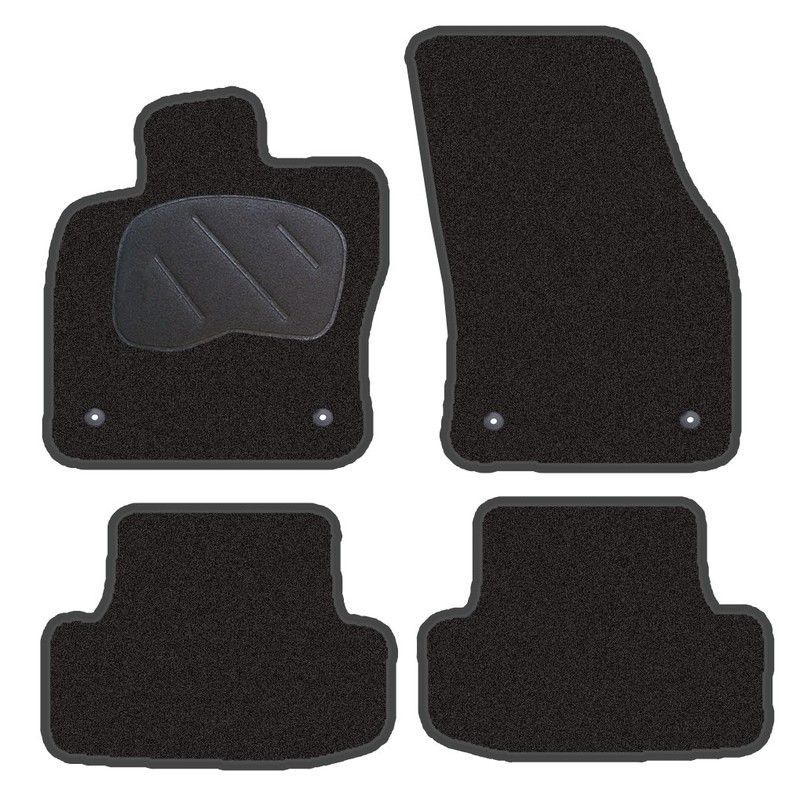 JGO. ALFOMBRAS DIAMOND NEGRA MOD. AUDI Q2 (16- )