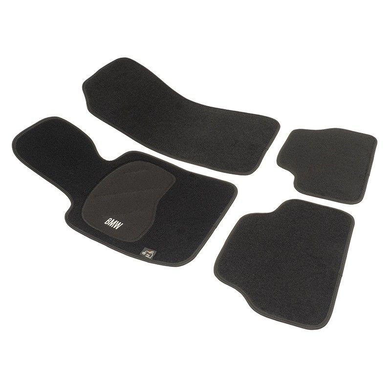 JGO. ALFOMBRAS DIAMOND NEGRA MOD. BMW SERIE 1  E-81 (07-) - E-87 (9/04-)