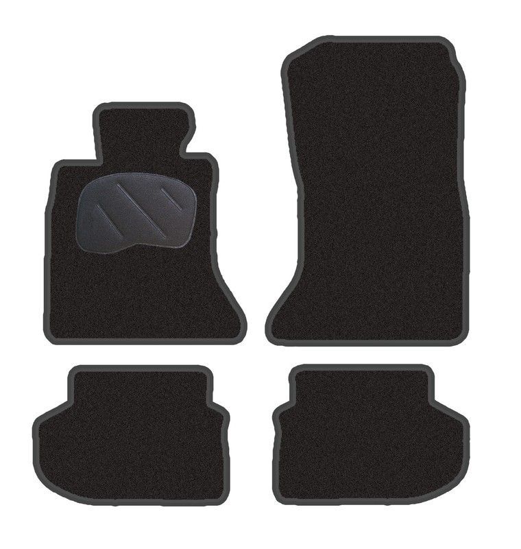 JGO. ALFOMBRAS DIAMOND NEGRA MOD.   BMW SERIE 5  F10 / F11 con fijación velcro