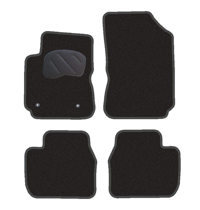 JGO. ALFOMBRAS DIAMOND NEGRA MOD. CITROËN C4 CACTUS II (18-) 2F - 2P