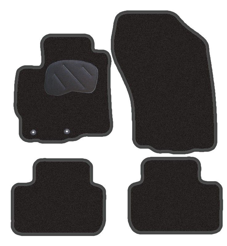 JGO. ALFOMBRAS DIAMOND NEGRA MOD. CITROEN C4 II AIRCROSS 12- 5P.