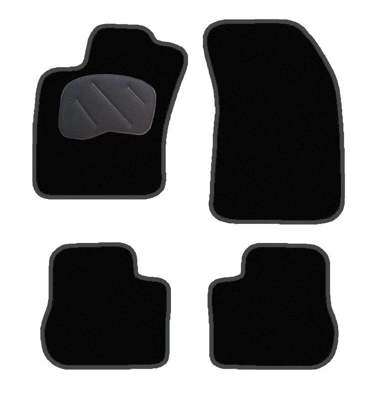 JGO. ALFOMBRAS DIAMOND NEGRA MOD. FIAT TIPO (357) / TIPO SW (358) 2015- 2F  (2P+2COP)