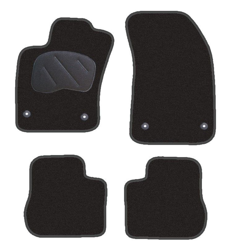 JGO. ALFOMBRAS DIAMOND NEGRA MOD. FIAT TIPO SEDAN (356) 2015- 2F (2P+2COP)