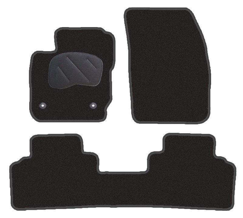 JGO. ALFOMBRAS DIAMOND NEGRA MOD. FORD COURIER II TOURNEO 5P (14-) 2F - 2P