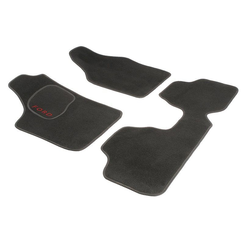 JGO. ALFOMBRAS DIAMOND NEGRA MOD. FORD ESCORT (-89) - FIESTA (-89)