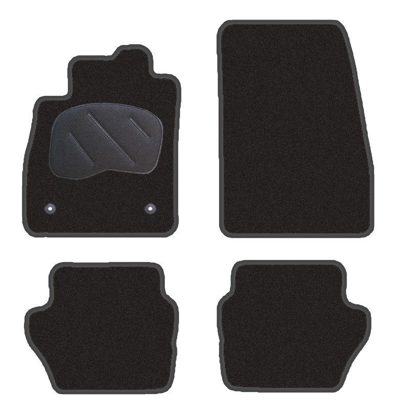 JGO. ALFOMBRAS DIAMOND NEGRA MOD. FORD FIESTA VII / FIESTA VII ACTIVE (2018-) 2F - 2P