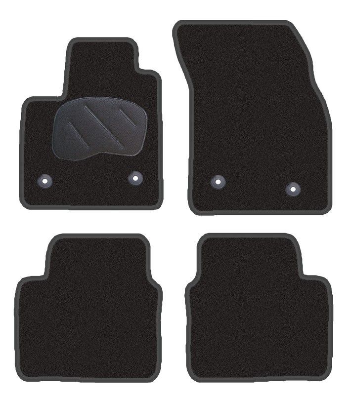 JGO. ALFOMBRAS DIAMOND NEGRA MOD. FORD FOCUS IV (2018-) 2F - 2P+2C