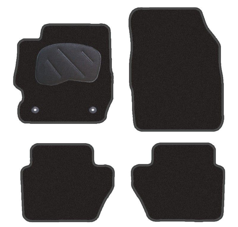 JGO. ALFOMBRAS DIAMOND NEGRA MOD. FORD KA+ (2016-) 2F- 2P