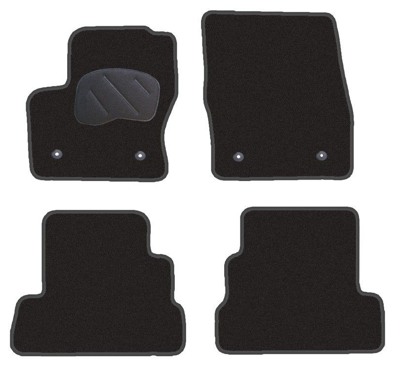 JGO. ALFOMBRAS DIAMOND NEGRA MOD. FORD KUGA II (16-)