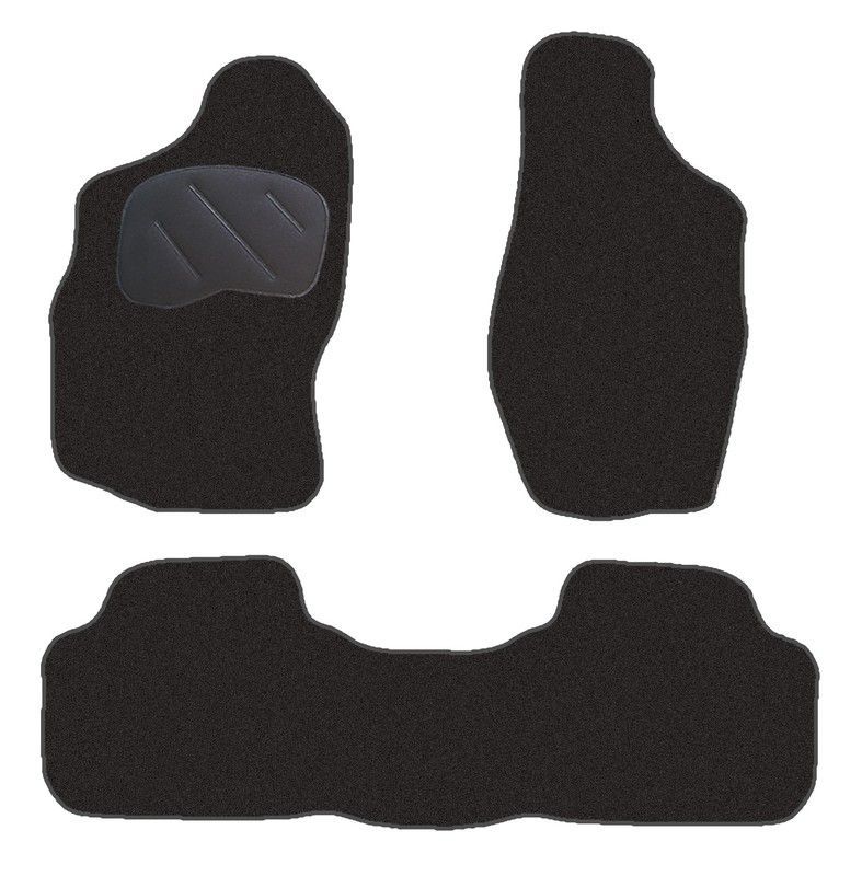 JGO. ALFOMBRAS DIAMOND NEGRA MOD. FORD MAVERICK  (93-) LARGO