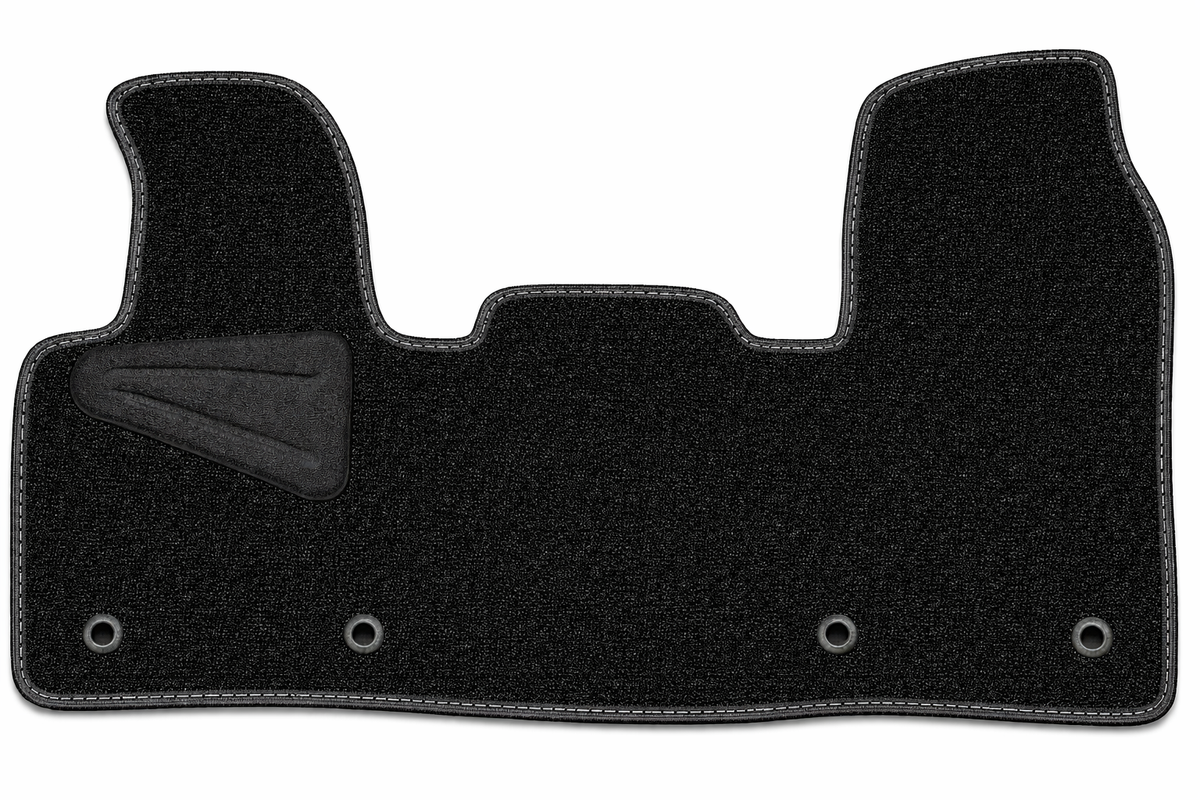 JGO. ALFOMBRAS DIAMOND NEGRA MOD. FORD TRANSIT VII AUT.(DIST. ANCL. PIL.:24.5CM) 2023-> 1FP -2P+2C