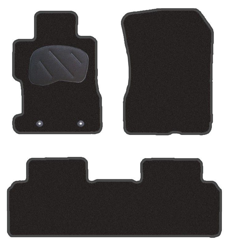 JGO. ALFOMBRAS DIAMOND NEGRA MOD. HONDA CIVIC HYBRID (2006-2011)