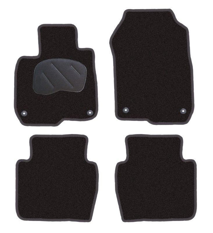 JGO. ALFOMBRAS DIAMOND NEGRA MOD. HONDA CR-V (V) (2018-) 2F - 2P+2C