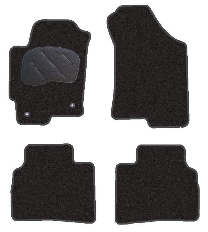 JGO. ALFOMBRAS DIAMOND NEGRA MOD. HYUNDAI ELANTRA  (11/00-) con fijación