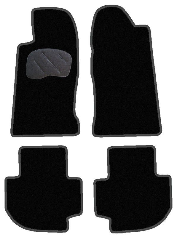 JGO. ALFOMBRAS DIAMOND NEGRA MOD.  JAGUAR XJ6 (95-03)