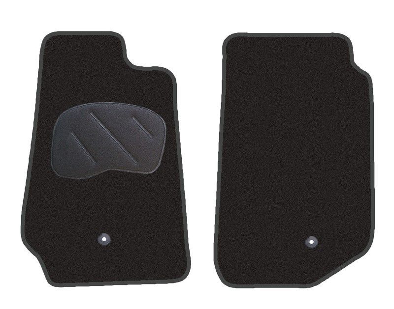JGO. ALFOMBRAS DIAMOND NEGRA MOD. JEEP WRANGLER JK 2 PLAZAS 2007-