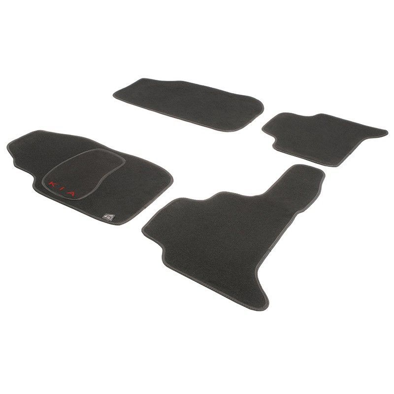 JGO. ALFOMBRAS DIAMOND NEGRA MOD. KIA SPORTAGE (02/94-10/04)