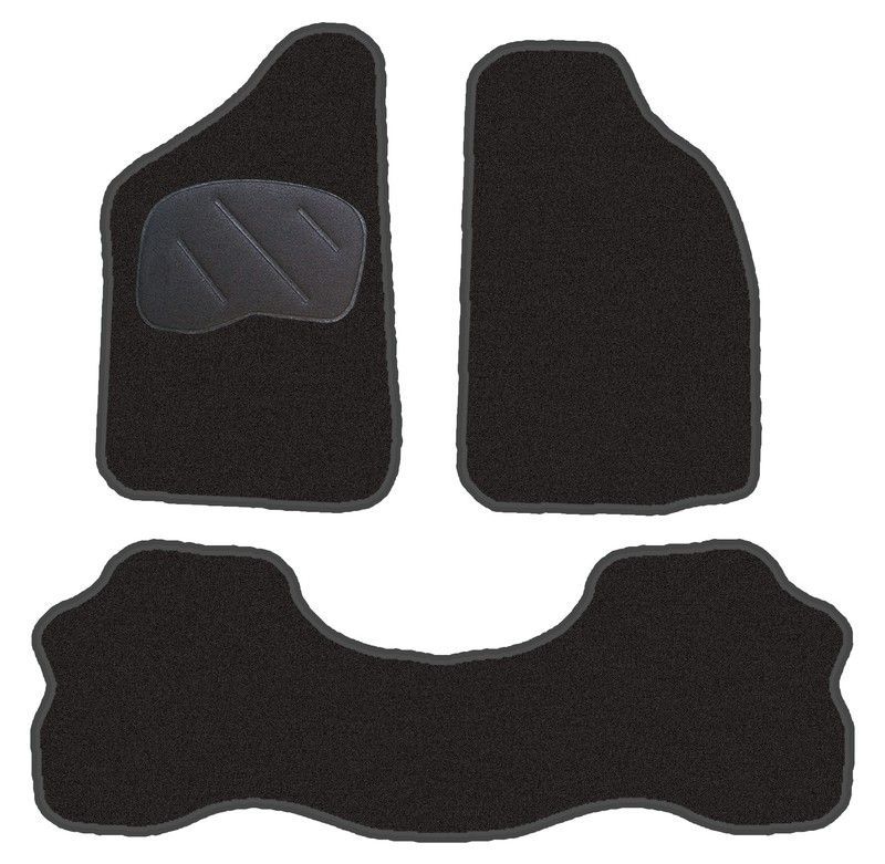 JGO. ALFOMBRAS DIAMOND NEGRA MOD.  MAZDA B2500 PICK-UP (serie b) (98)