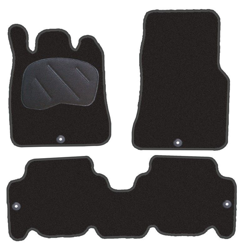 JGO. ALFOMBRAS DIAMOND NEGRA MOD. MERCEDES CLASE A CARR. 168 (9/97-08/04)