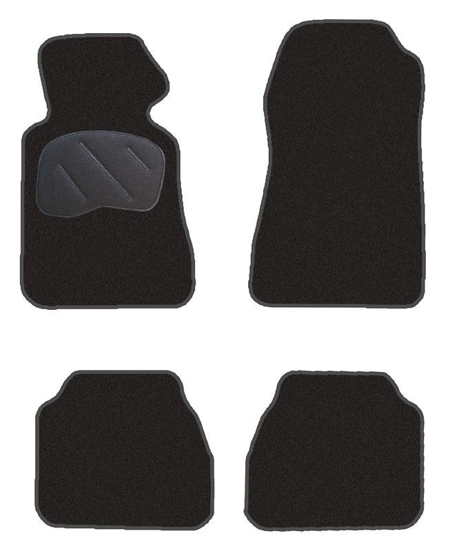 JGO. ALFOMBRAS DIAMOND NEGRA MOD. MERCEDES CLASE C CARR. 201 (84-93)