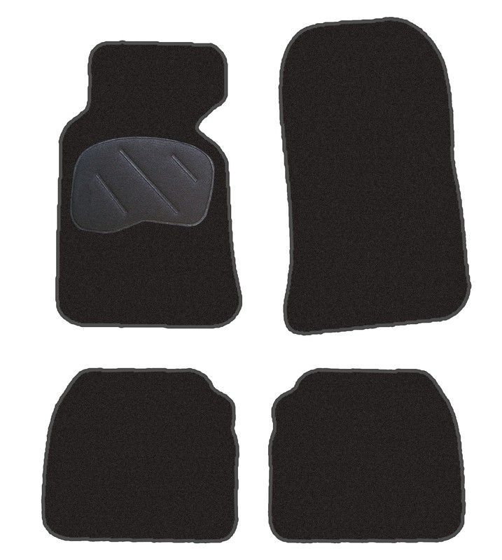 JGO. ALFOMBRAS DIAMOND NEGRA MOD. MERCEDES CLASE E CARR. 124 (87-95)