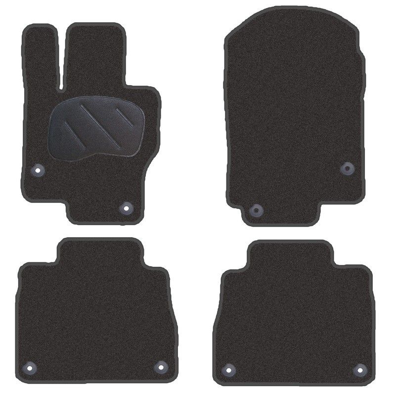 JGO. ALFOMBRAS DIAMOND NEGRA MOD. MERCEDES CLASE GLE (V167) 2F - 2P + 2C + 4T