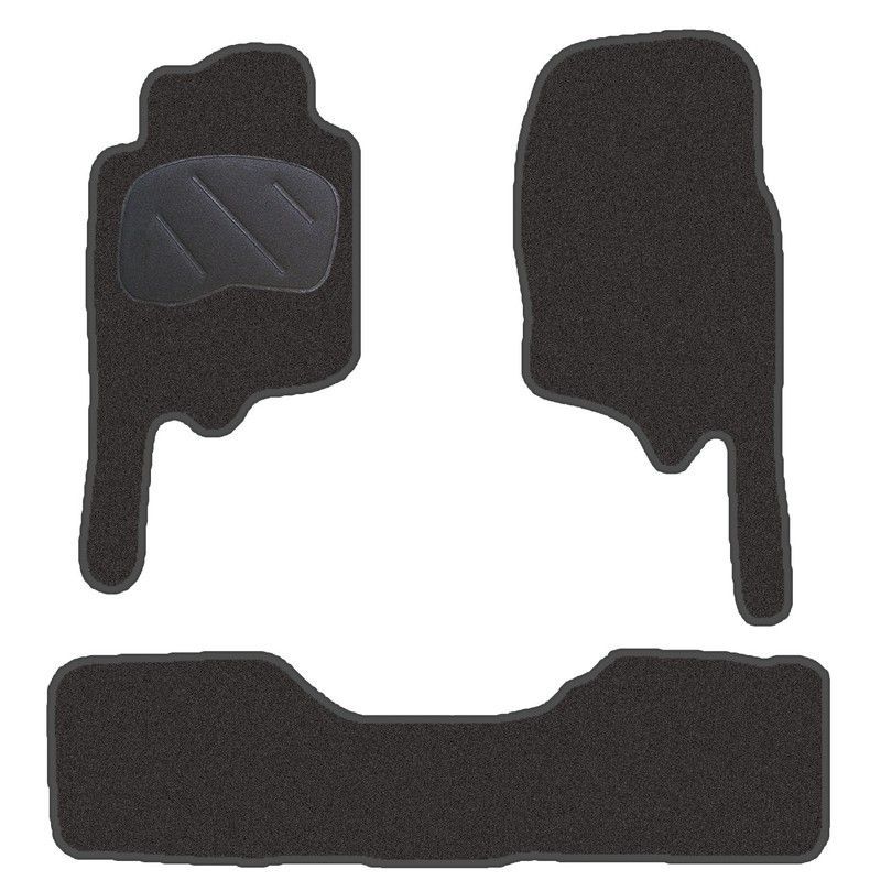 JGO. ALFOMBRAS DIAMOND NEGRA MOD. MITSUBISHI MONTERO/PAJERO L040 (82-91)