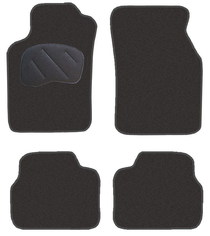 JGO. ALFOMBRAS DIAMOND NEGRA MOD. NISSAN ALMERA (7/95-2/00)