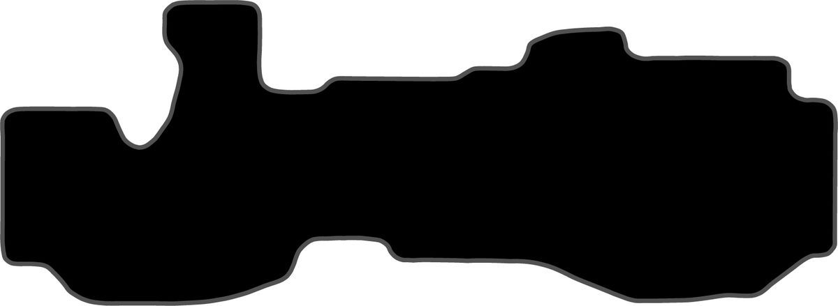 JGO. ALFOMBRAS DIAMOND NEGRA MOD. NISSAN CABSTAR ( 07-13 ) ZONA DELANTERA