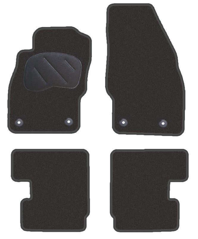 JGO. ALFOMBRAS DIAMOND NEGRA MOD. OPEL ADAM (2013)