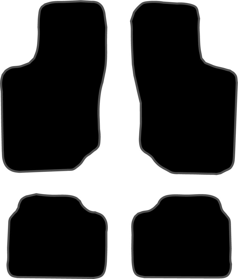 JGO. ALFOMBRAS DIAMOND NEGRA MOD. OPEL CORSA B  (93-98)