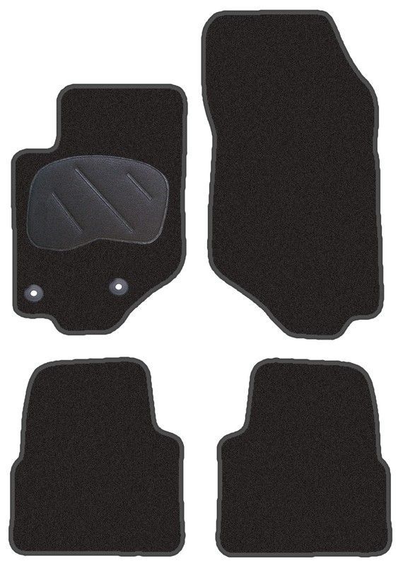 JGO. ALFOMBRAS DIAMOND NEGRA MOD. PEUGEOT 2008 II (2020-) 2F - 2P