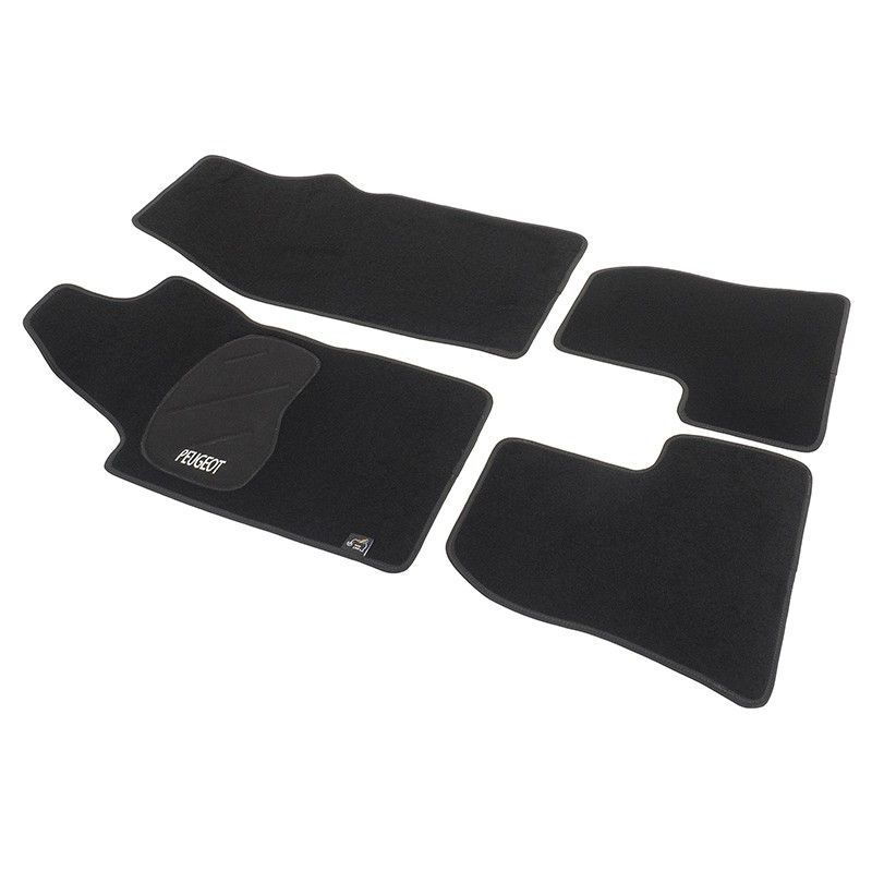 JGO. ALFOMBRAS DIAMOND NEGRA MOD. PEUGEOT 206