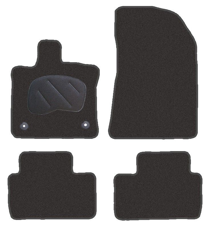 JGO. ALFOMBRAS DIAMOND NEGRA MOD. RENAULT CAPTUR II (2020-) 2F - 2P