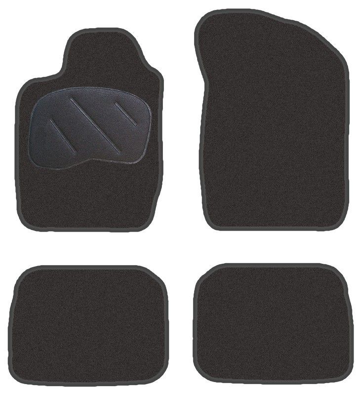 JGO. ALFOMBRAS DIAMOND NEGRA MOD. RENAULT CLIO II (98-06)