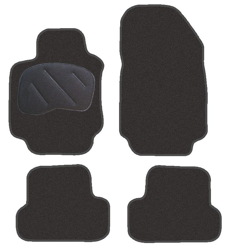 JGO. ALFOMBRAS DIAMOND NEGRA MOD. RENAULT CLIO III (9/05-)