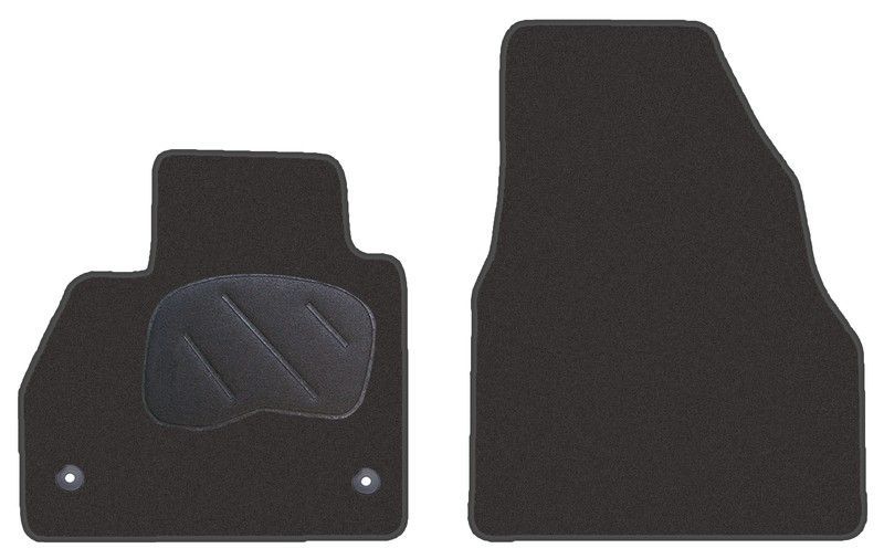 JGO. ALFOMBRAS DIAMOND NEGRA MOD. RENAULT KANGOO II (08-21) 1F - 2P